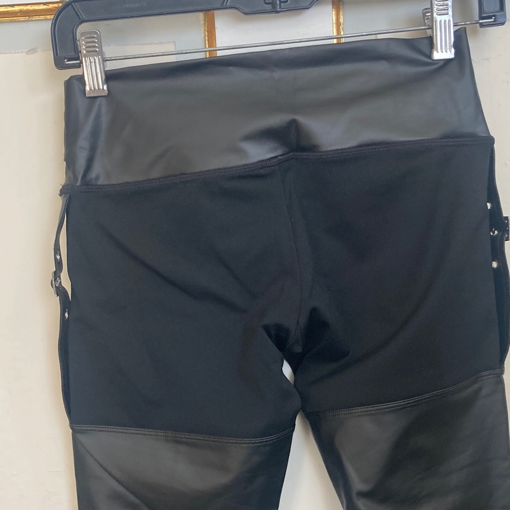 Black Women's Leggings - Picture 3 of 4